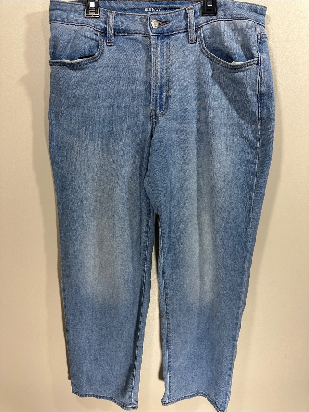 Old Navy Light Wash High-Rise Wow Loose Women's denim Jeans 10 Petite